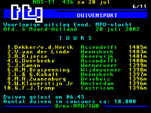 teletekst Tours